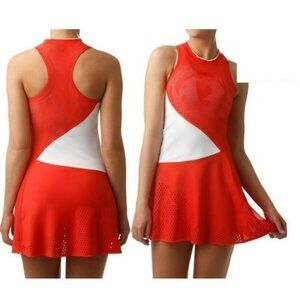 Nwt Adidas Stella McCartney Red Laser Tennis Dress M Medium